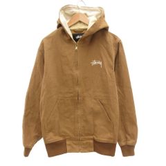 old STUSSY アクティブジャケット Stussy Brown アクティブジャケット - メルカリ