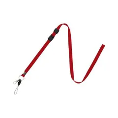 （まとめ） オープン ストラップ（ロングタイプ） NB-208-RD 赤 1本入 〔×5セット〕