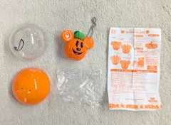 東京ディズニーリゾート カプセルトイ(音が鳴るキーチェーン) ジャック・オ・ランタン ミッキー(オレンジ)/Tokyo Disny Resort Halloween 2013