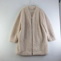 UNIQLO ユニクロ レディース XL ベージュ 덤블 ロングジャケット M0728