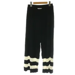 ジェラートピケ gelato pique × ジョエル・ロブション Joel Robuchon ルームウェア ナイト パジャマ パンツ F 黒 ブラック 白 ホワイト /SS ■OS