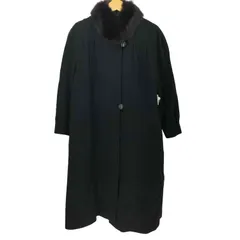 ユーズドフルギ USED古着 Cojana ウール フォックスファー ロング コート レディース  9L105