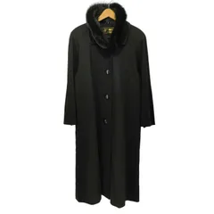 ユーズドフルギ USED古着 カシミヤ100 ファー ステンカラーコート レディース  11AR