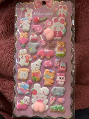 シール　うさぎ