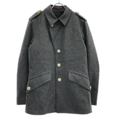 PS Paul Smith ピーエスポールスミス ウールカシミヤショートコート PP-KS-43757 グレー Mのサムネイル