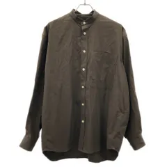 DAIWA PIER39 ダイワピア39 Bshop別注 TECH BAND COLLAR SHIRTS テックバンドカラーシャツ BE-86020W(BS) ブラウン S