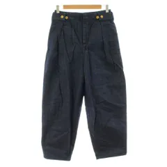 ジャーナルスタンダード レリューム JOURNAL STANDARD relume 10ozデニム サイドボタンワイドクロップド デニムパンツ ジーンズ タック ジップフライ 36 インディゴ 17030462611010 /KU