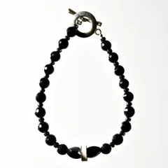 ブレスレット 天然石 スピネル ヘマタイト ブラック　ハンドメイド 日本製 パワーストーン シルバー925 ビーズ 天然石 MADE IN JAPAN ミックス ブレスレット メンズ シンプル ブレスレット レディース M&R エムアンドアール 送料無料