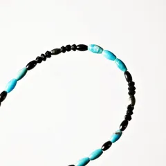 ブレスレット 天然石 ターコイズ ヘマタイト ブルー ブラック ハンドメイド 日本製 パワーストーン シルバー925 ビーズ 天然石 MADE IN JAPAN ミックス ブレスレット メンズ シンプル ブレスレット M&R エムアンドアール 送料無料