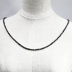 ネックレス 天然石 スピネル ヘマタイト ブラック ハンドメイド 日本製 パワーストーン シルバー925 天然石 MADE IN JAPAN ミックス ネックレス メンズ シンプル ネックレス レディース M&R エムアンドアール 送料無料