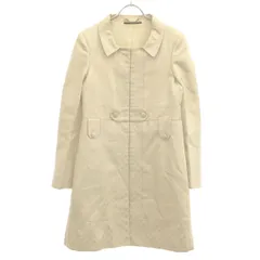 GUCCI グッチ 2007SS ジャガードラメデザインコート 177127 ZP316 ホワイト系 38のサムネイル