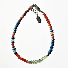 ブレスレット 天然石 アパタイト シリトン ブルー ハンドメイド 日本製 パワーストーン シルバー925 ビーズ 天然石 MADE IN JAPAN ミックス ブレスレット メンズ シンプル ブレスレット レディース M&R エムアンドアール 送料無料