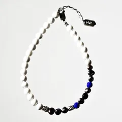 ブレスレット 天然石 パール ラピス・ラズリ ブルー ハンドメイド 日本製 パワーストーン シルバー925 ビーズ 天然石 MADE IN JAPAN ミックス ブレスレット メンズ シンプル ブレスレット レディース M&R エムアンドアール 送料無料