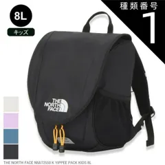 種類1：K/F ザ・ノース・フェイス THE NORTH FACE NMJ72550 K YIPPEE PACK キッズ リュック イッピーパック 子供用 デイパック 8L 通園 通学 遠足 軽量 リフレクター付き ネームホルダー フクロウデザイン バックパッ