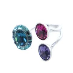 スワロフスキー SWAROVSKI 指輪 リング アクセサリー クリスタル ロゴ 52 7号 シルバー色 マルチカラー ■GY18 /MQ