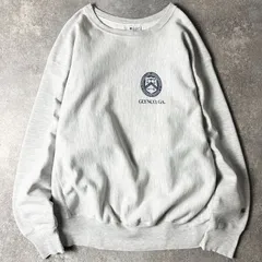 90s Champion 企業 ロゴ プリント リバースウィーブ スウェット トレーナー / 90年代 オールド チャンピオン 霜降り グレー 企業物