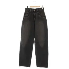 フレイアイディー FRAY I.D ハイブリーチデニムパンツ ジーンズ ワイド 1 ブラック /ES ■OS