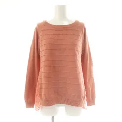 グローブ grove ニット カットソー 長袖 M ピンク /AT ■OS ■GY39 ■AX