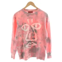 エヴィス EVISU YAMANE Tシャツ カットソー 長袖 タイダイ 40 ピンク /AN48のサムネイル