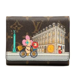ルイ ヴィトン モノグラム ポルトフォイユ ヴィクトリーヌ M81638 ブラウン マルチカラー PVC レディース LOUIS VUITTON【1-0256078】