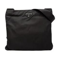 プラダ 三角ロゴプレート ブラック ナイロン レディース PRADA【227-57909】
