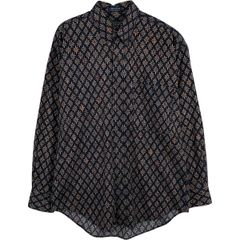 古着 ESPRIT スタンドカラー 長袖 シルクシャツ レディースL相当/eaa563181 古着 ESPRIT スタンドカラー 長袖 シルクシャツ レディースL相当
