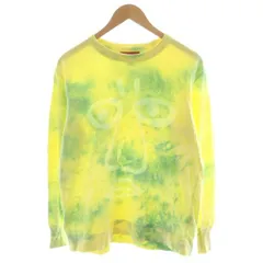 エヴィス EVISU YAMANE Tシャツ カットソー 長袖 タイダイ コットン 42 黄 イエロー 緑 グリーン /AN4のサムネイル