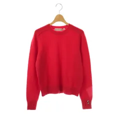 アニヤハインドマーチ ANYA HINDMARCH × UNIQLO 24AW カシミヤクルーネックセーター ニット 長袖 S 赤 /NR ■OS