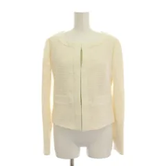 プロポーション ボディドレッシング PROPORTION BODY DRESSING ノーカラージャケット ツイード 2 アイボリー 長袖 121-8158002 /YM ■GY60のサムネイル