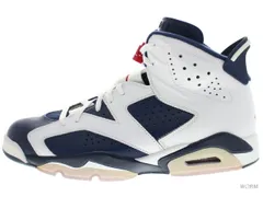 【US9】 AIR JORDAN 6 RETRO Olympic 384664-130 【新古品】