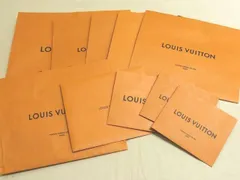 L/ ヴィトン 現行 サイズ色々ショッパー 10枚セット ◆ バッグ 靴 財布 洋服 等に LOUIS VUITTON 紙袋 付属品 ショップ袋 ▼8B