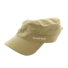 モンベル Montbell ストレッチO.D.ワークキャップ 帽子 キャップ 57～61cm ベージュ ワークキャップ型 ロゴ刺繍 無地 /RI ■OS