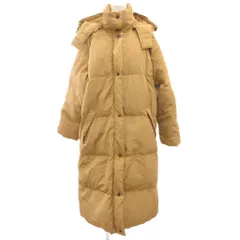 マックスマーラ ウィークエンドライン MAX MARA WEEKEND LINE ダウンコート ロング フード キャメル 40 茶 ブラウン /JS ■GY40のサムネイル