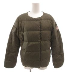 美品△PYRENEXピレネックス/CANNESダウンコート△カーキ サイズ38 