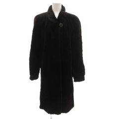 Faux Mink Peacoat ルシェルブルー ファーコート - メルカリ