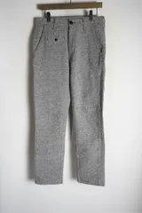 美品 Johnbull ジョンブル ジャズネップ ツイル ストレッチ トラウザー パンツ ボトムス ジッパーフライ 灰 S ●★4