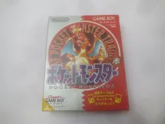  ゲーム ゲームボーイ ソフト ポケットモンスター 赤 取扱説明書 箱付き 中古品