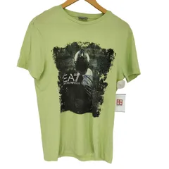 エンポリオアルマーニイーエーセブン EMPORIO ARMANI EA7 アメフト ロゴプリントTシャツ メンズ import：M 