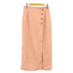 N.Natural Beauty Basic N.ナチュラルビューティーベーシック タグ付き スカート ロング  S ピンク ボタン付き スリット入り /GP ■GY58