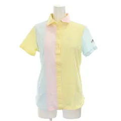 キャロウェイ CALLAWAY シャツ ブラウス M マルチカラー ストライプ柄 半袖 /GP ■GY58