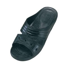 (まとめ) オーミケンシ 業務用フィッティングサンダル L ブラック 1足 〔×5セット〕