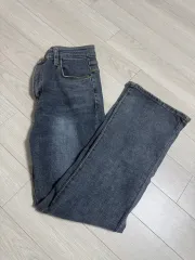 ブーツカット ブラックデニム