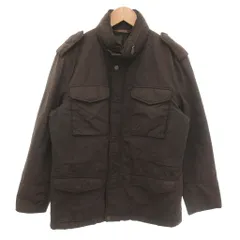 クロコダイル CROCODILE ジャケット 茶色 ブラウン スタンドカラー 長袖 フラップポケット /SJ ■GY06