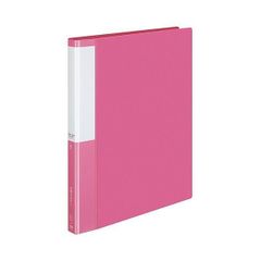 (まとめ) コクヨ 名刺ホルダー(POSITY) 替紙式 A4タテ 30穴 300名用 ヨコ入れ ピンク P3メイ-335NP 1冊 〔×5セット〕