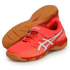 アシックス asics  JUNIOLE 7 IN (ジュニオーレ 7)  ジュニア フットサルシューズ  25AW(1104A055-600)、600(Red/White)