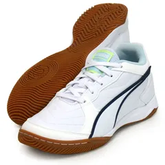 プーマ PUMA  プレッシング 4  フットサルシューズ 室内用  25FW(108570-01)、(01)PUMA-White