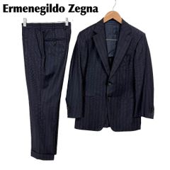 極美品 XL相当 シルク混 本家ゼニア トロフェオシルク スーツ 付属品
