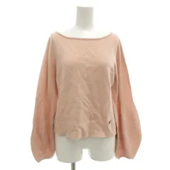 ルネ Rene バルーン袖ニット セーター 長袖 プルオーバー カシミヤ混 38 ピンク 6942440 /GV ■GY06