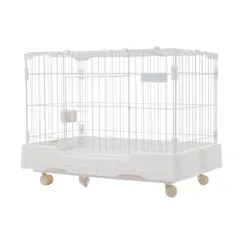 「数量限定セール」 ウサギ ケージ 小型 ペットケージ ハムスターケージ 小動物ケージ キャスター付き 天井扉 飼育ケージ いぬ ネコ うさぎ 組立簡単 ルームケージ 小動物用 ウサギケージ 室内飼い スチール製 引き出しトイレ付   