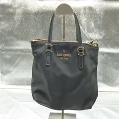 kate spade ケイトスペード ハンドバッグ ショルダーバッグ 2way ブラック ナイロン